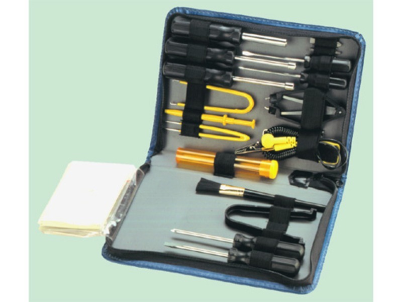 Kit de herramientas informáticas antiestáticas de 19 piezas